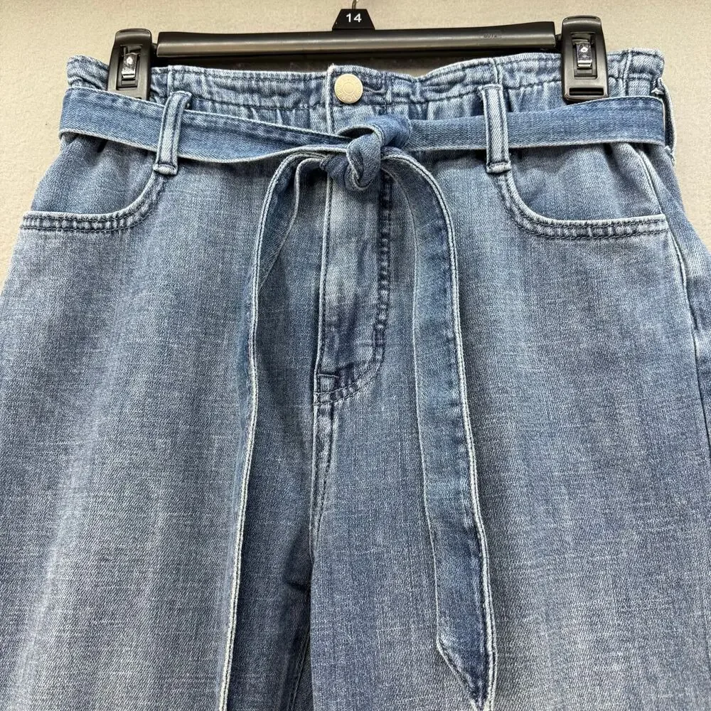 J. Crew Jeans Women's 27 (4) Blue Paper Bag Signature Stretch Preppy Classic - Picture 2 of 13